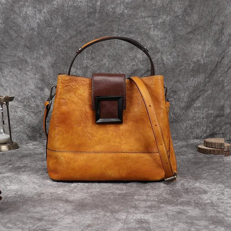 Small Luxy Retro Leather Handbag Crossbody Bag