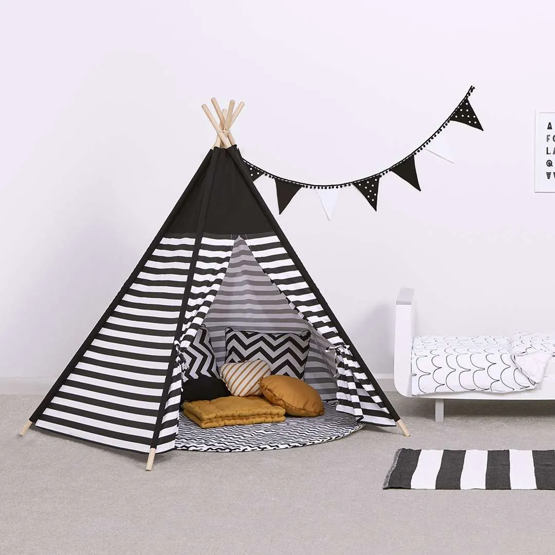 Snuz Teepee - Black Stripe