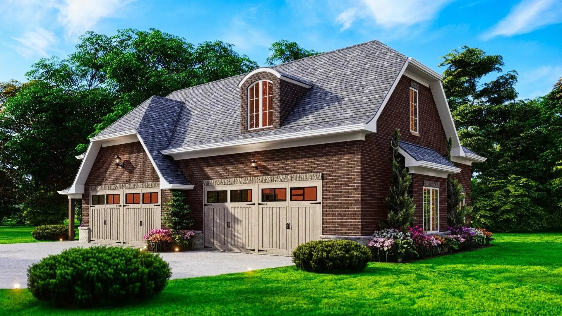 Spacious 1,436 sq ft Garage with Four Bays and Bonus Room