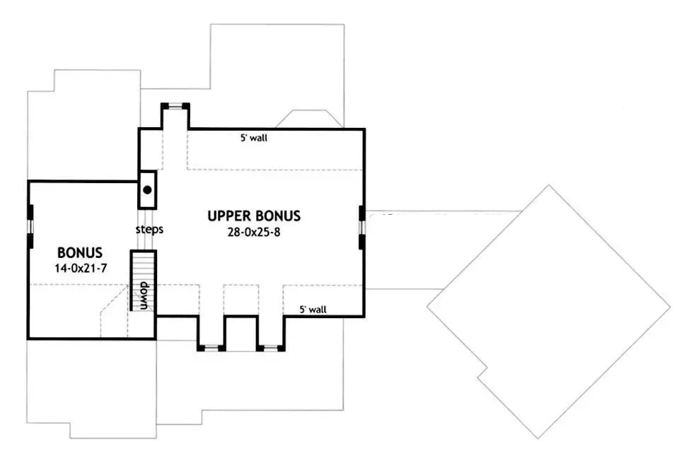 Spacious 3-Bedroom Home Plan with Bonus Room and Garage