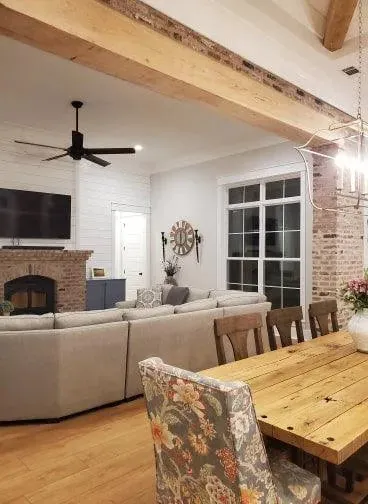 Spacious 4-Bedroom Home Plan with Bonus Room and Porches