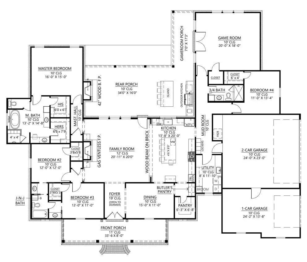 Spacious 4-Bedroom Home with 3,175 sq ft of Elegant Living