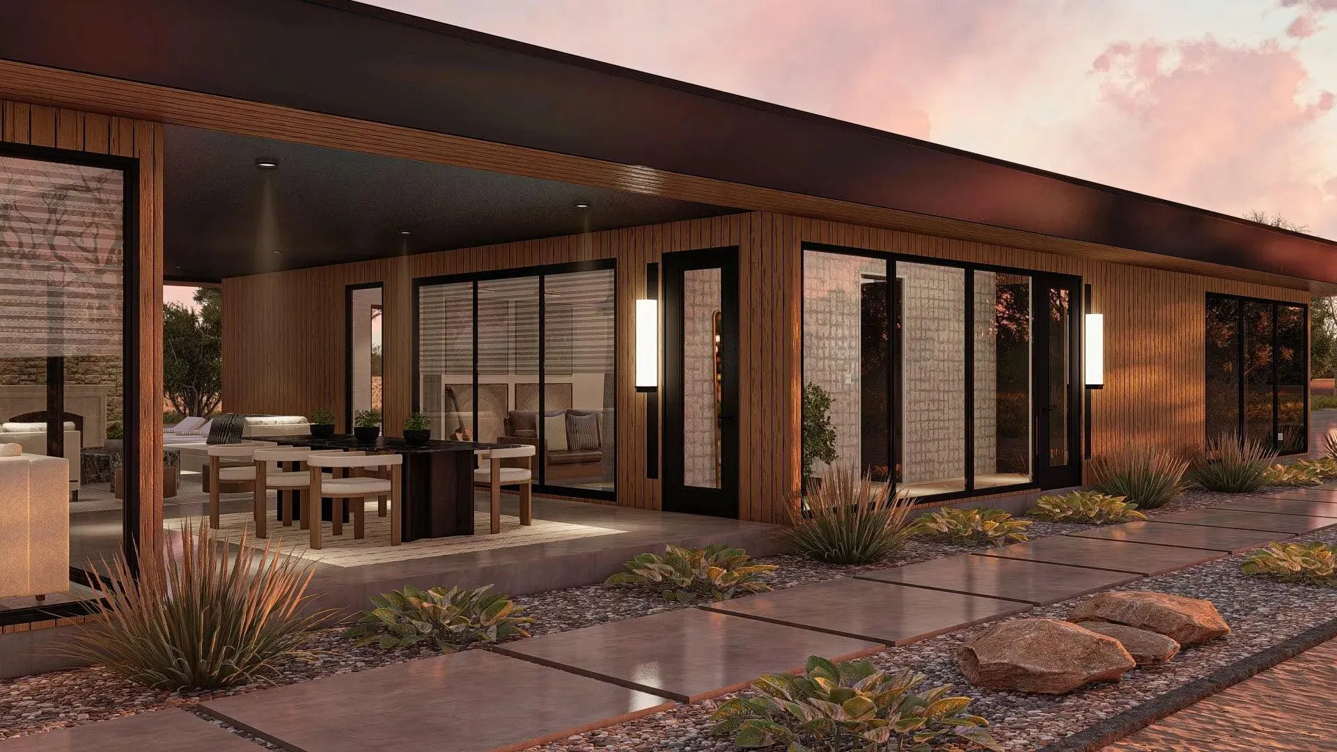 Spacious 4-Bedroom Home with Side-Loading Garage and Modern Design