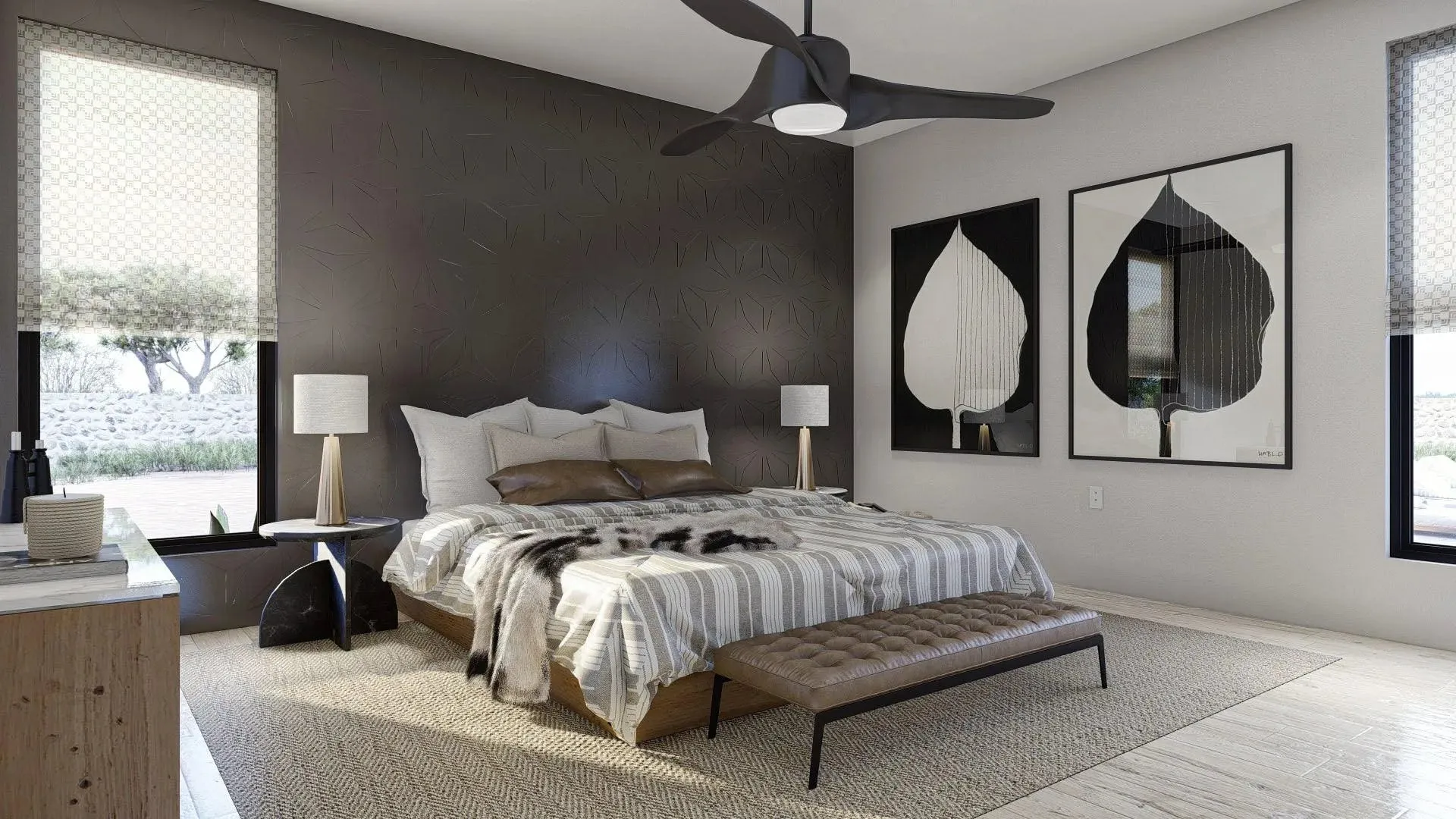 Spacious 4-Bedroom Home with Side-Loading Garage and Modern Design