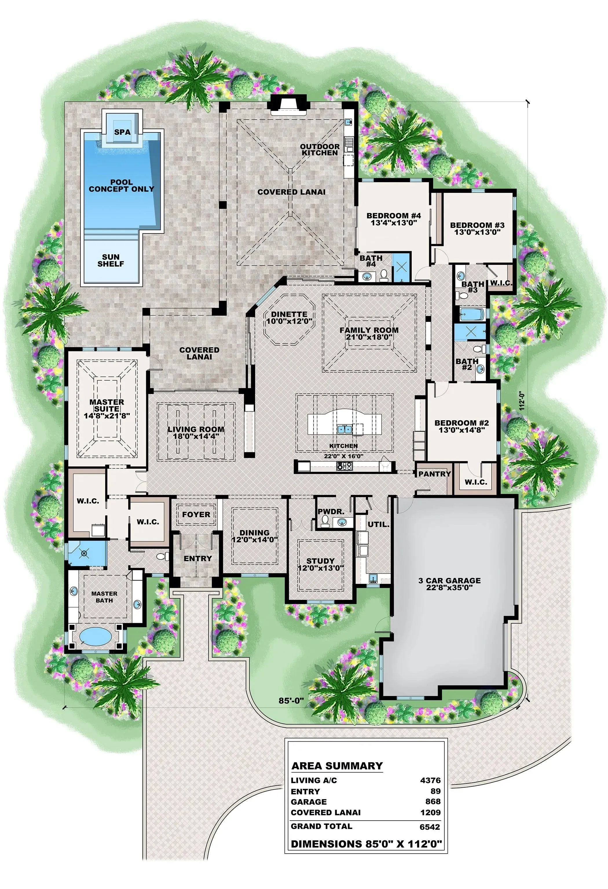 Spacious Family Home (4376 sq ft Total Living Area)