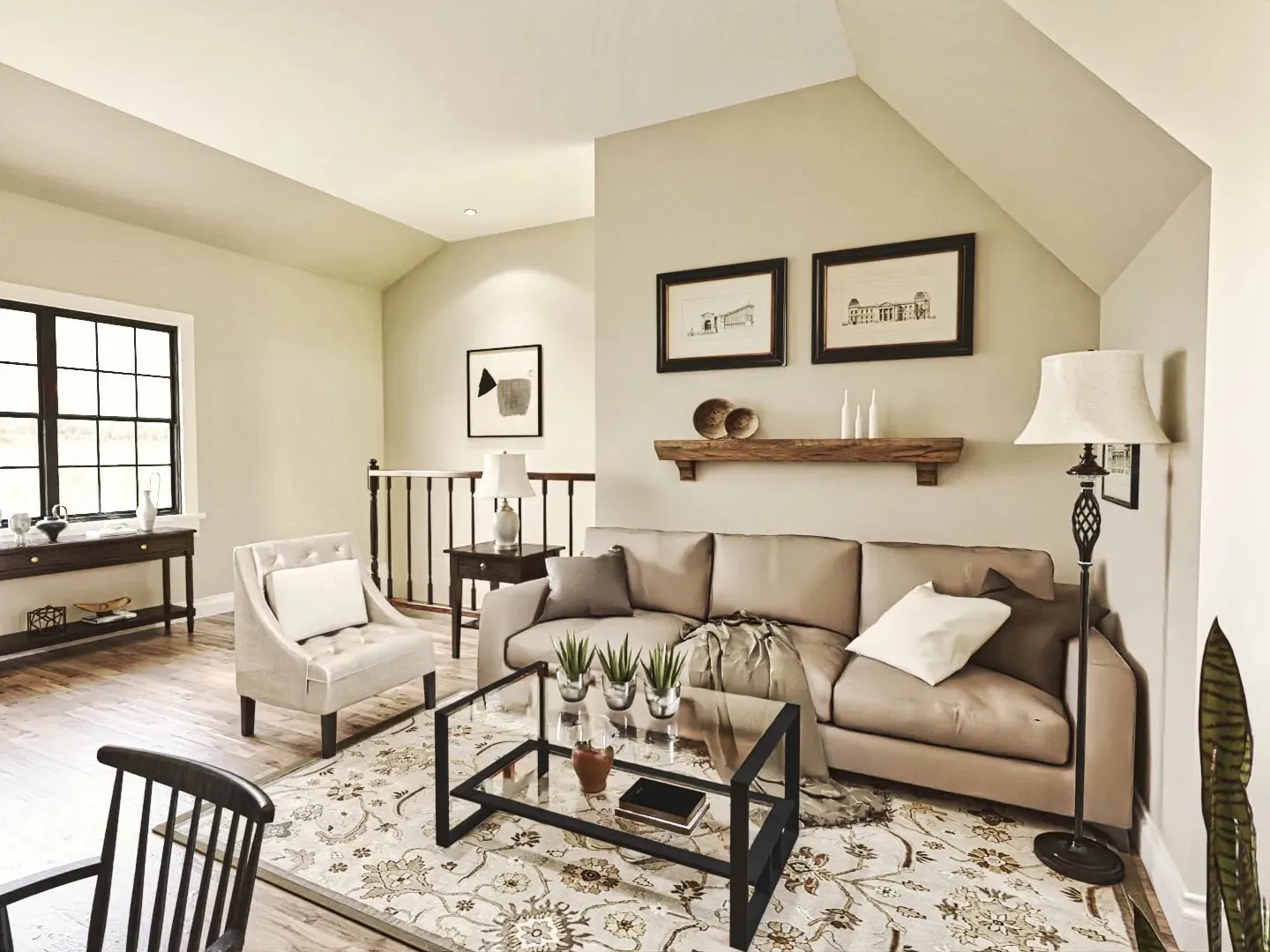 Spacious Garage with Ample Storage and Modern Design