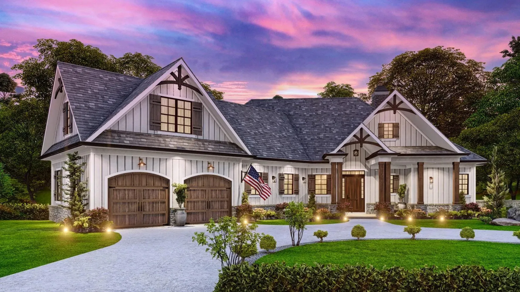 Spacious House Plan: 2,269 sq ft Family Home with Bonus Room