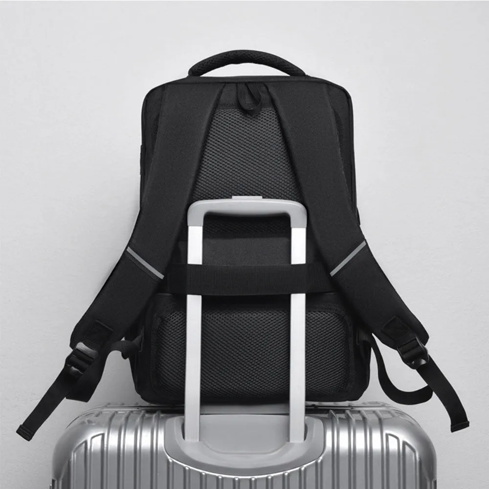 Teens Anti-theft Travel Backpack Large Capacity Business Commerical Bag with USB Charging Port