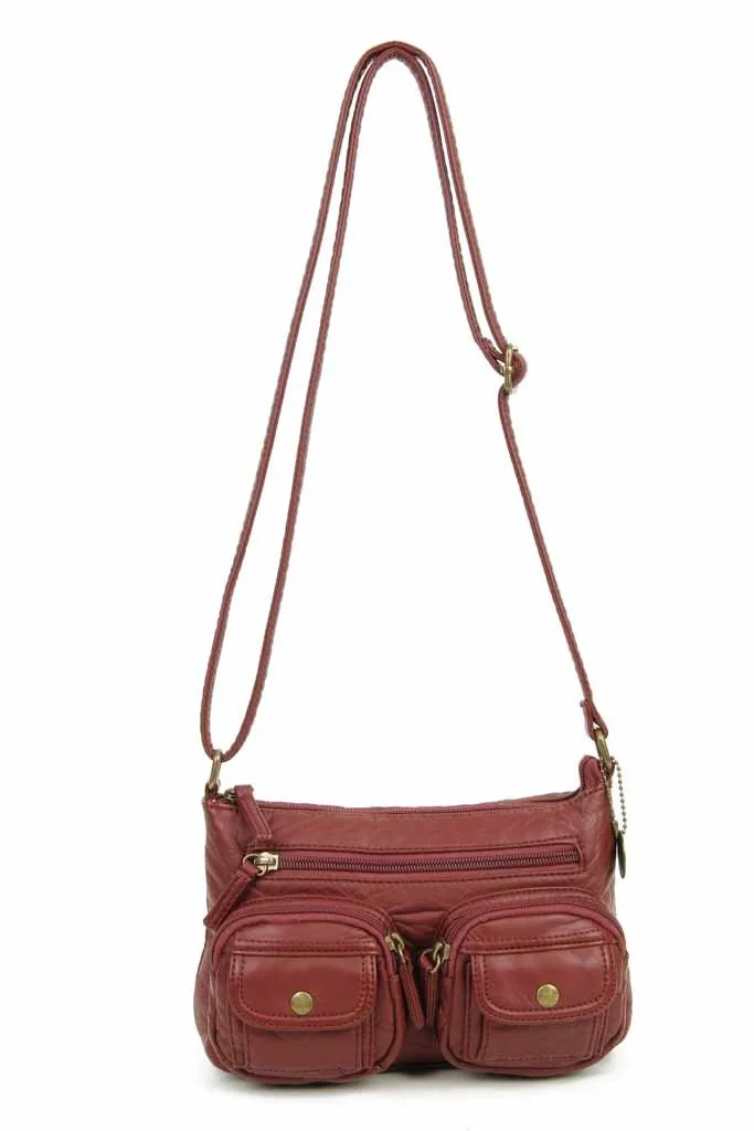 The Bethany Crossbody - Burgundy
