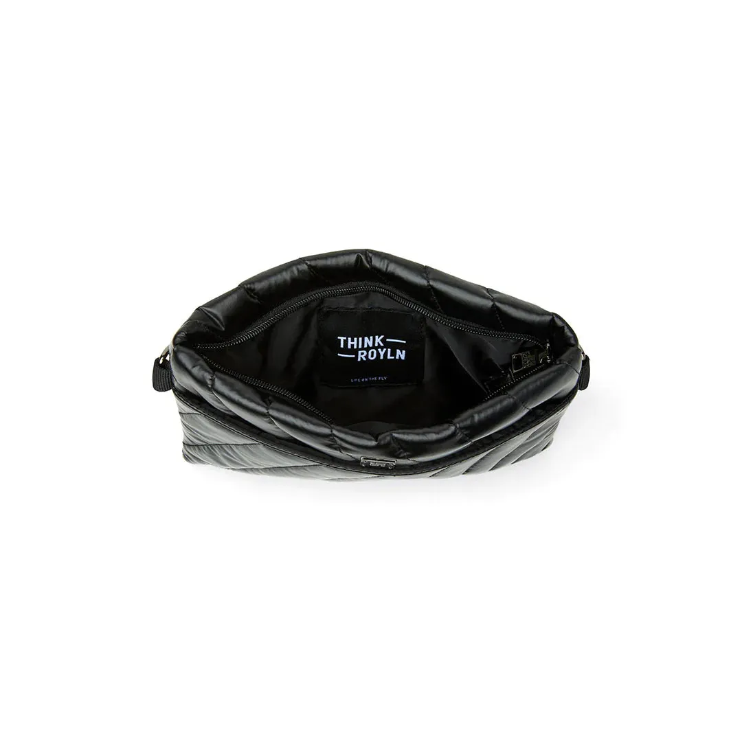 Think Royln Diagonal Bum Bag 2.0 - Pearl Black
