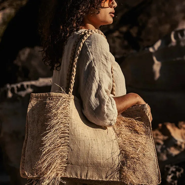 Tia Raffia Bag | Natural