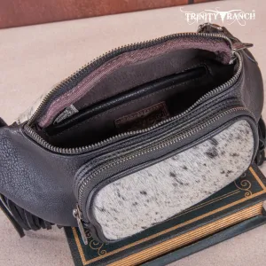 Trinity Ranch Genuine Hair-On Cowhide Fringe Belt Bag