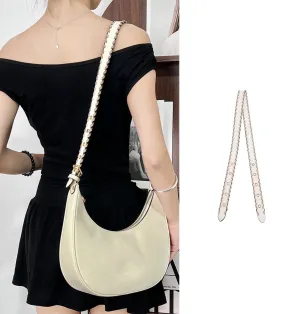Underarm modification adjustable crossbody replacement strap for Luna Pebble Leather Shoulder Bag