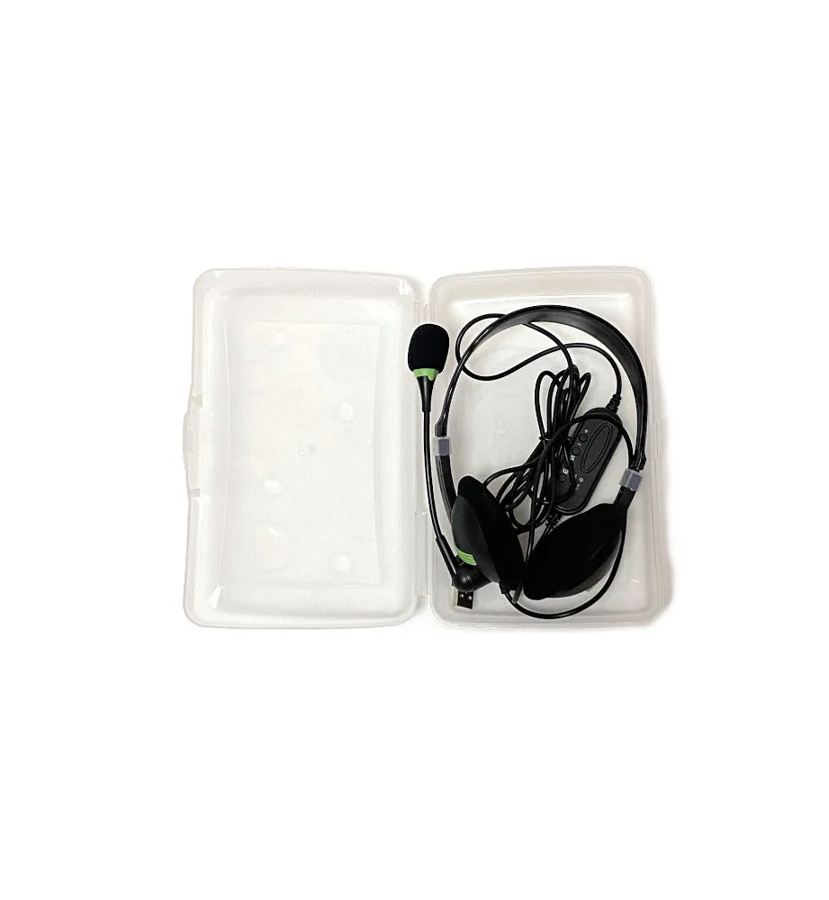 USB Headphones With Microphone (USB C)