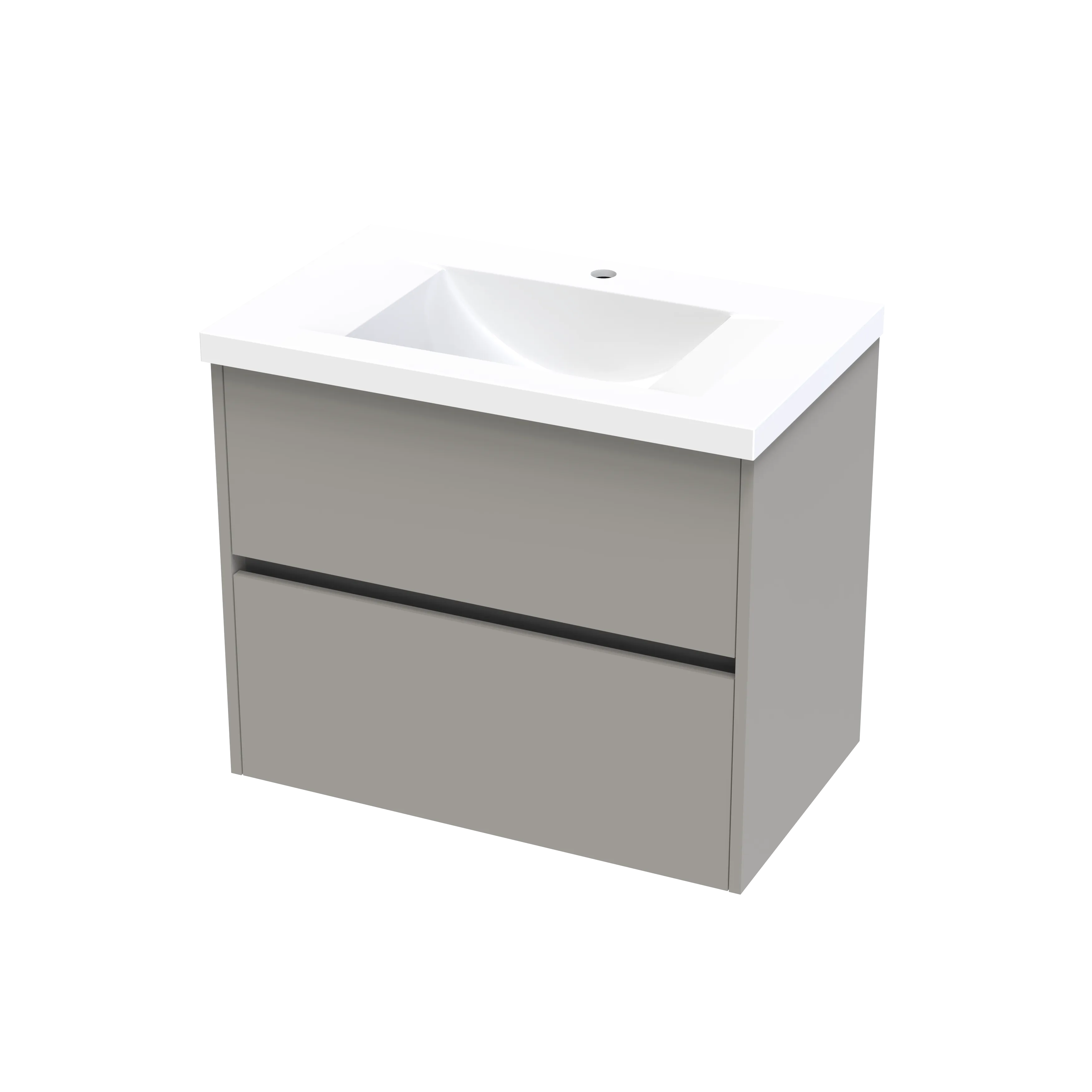 Wave Syrtari 750 2 Drawer Wall Vanity