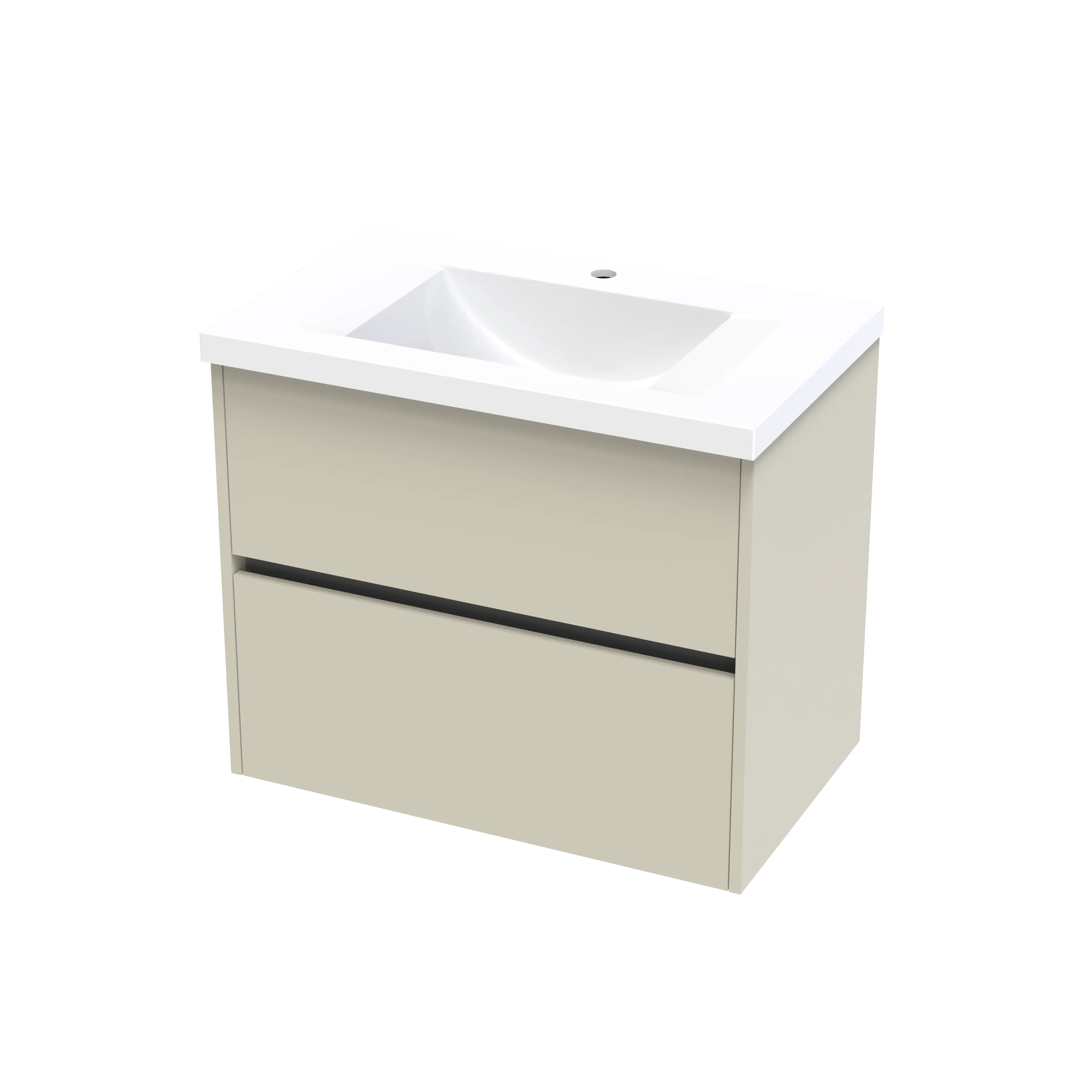 Wave Syrtari 750 2 Drawer Wall Vanity