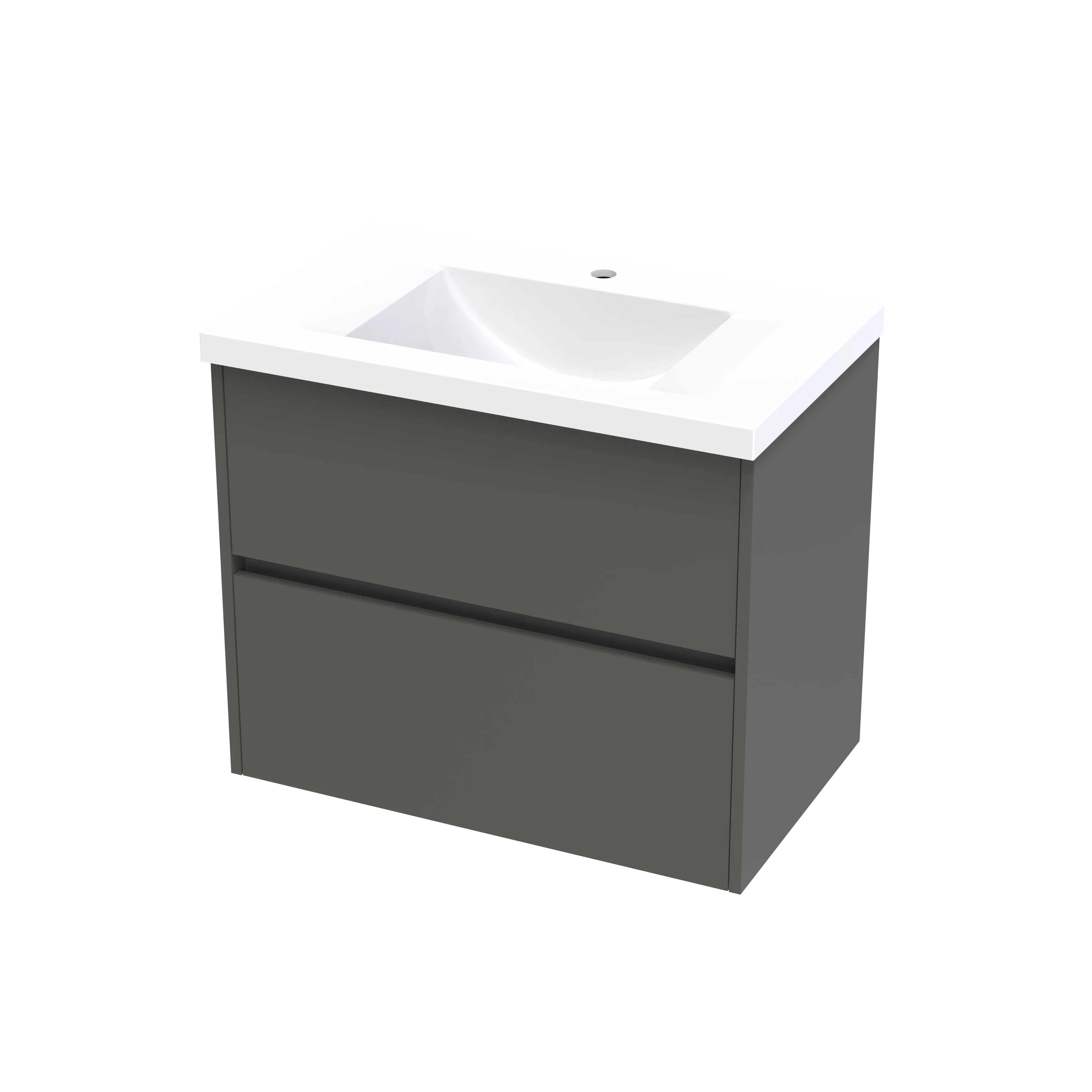 Wave Syrtari 750 2 Drawer Wall Vanity