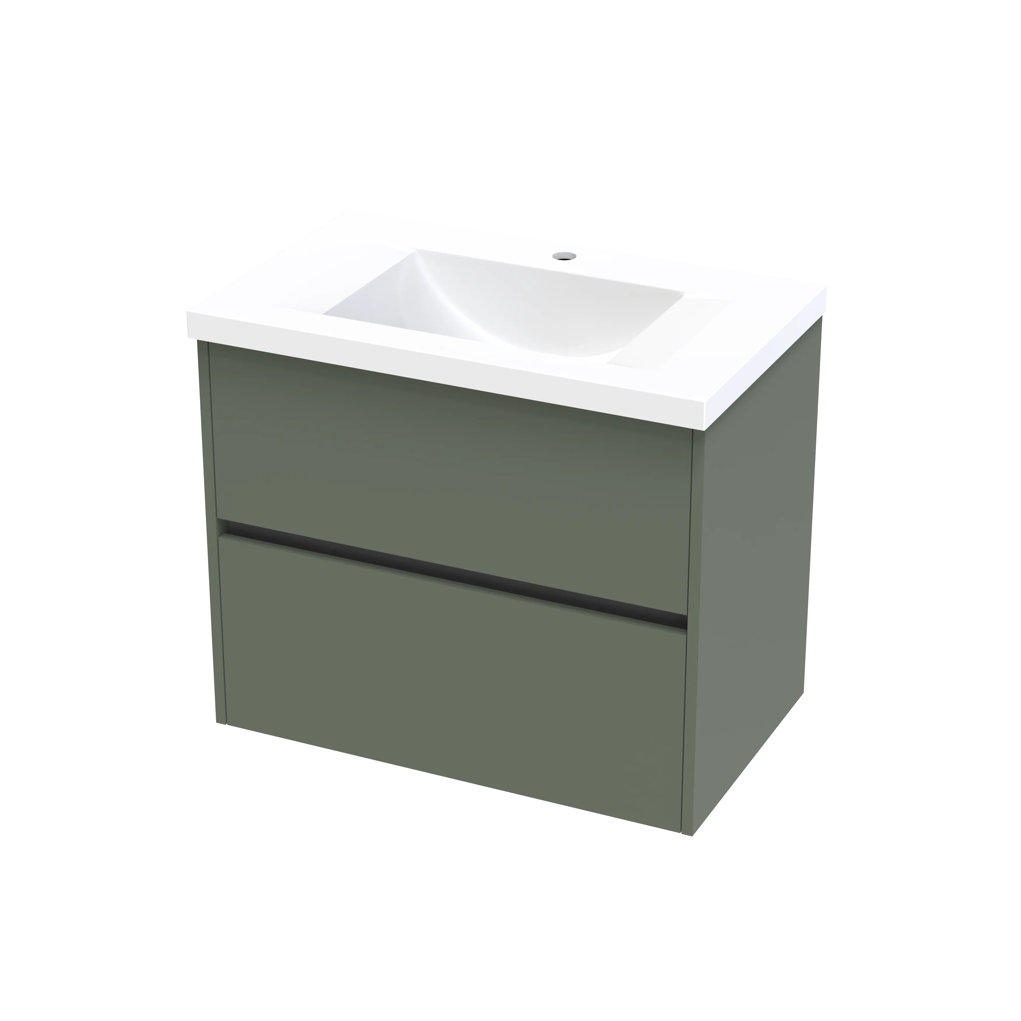 Wave Syrtari 750 2 Drawer Wall Vanity