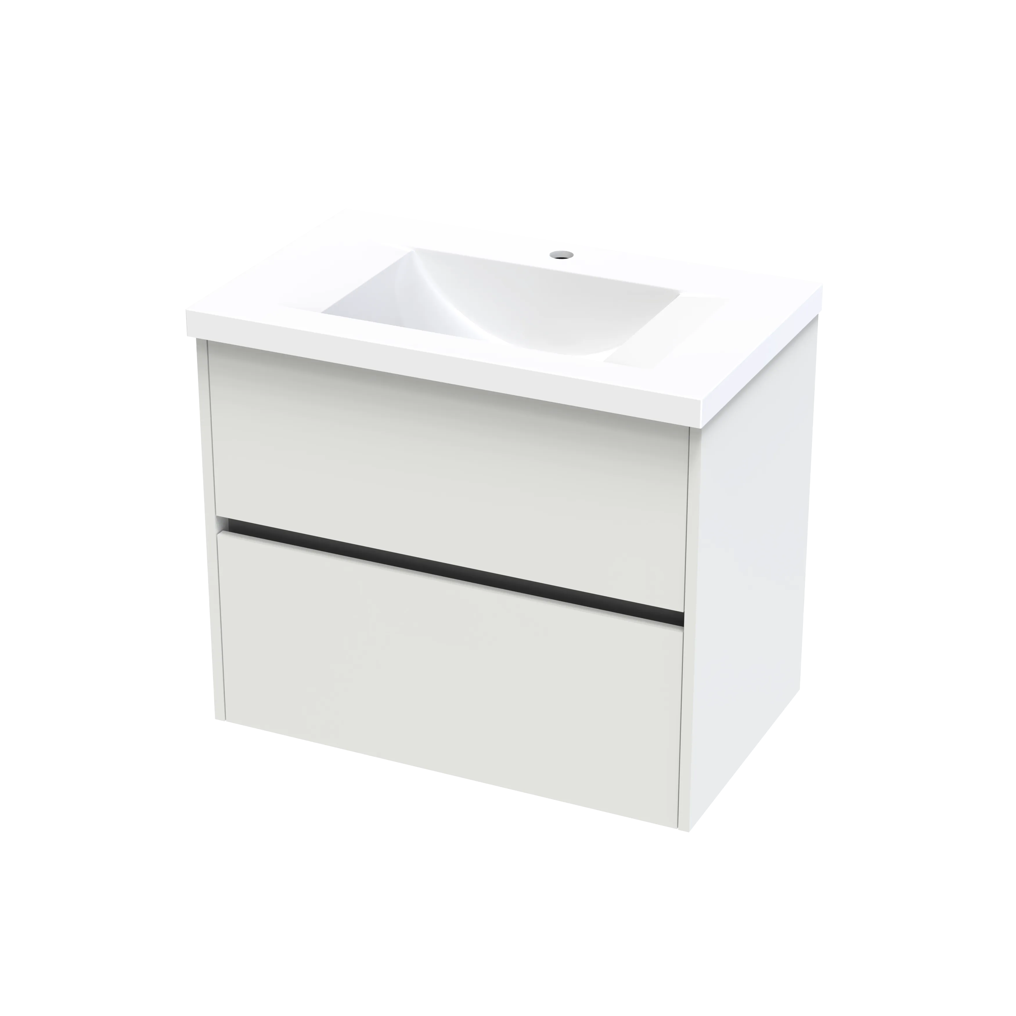 Wave Syrtari 750 2 Drawer Wall Vanity