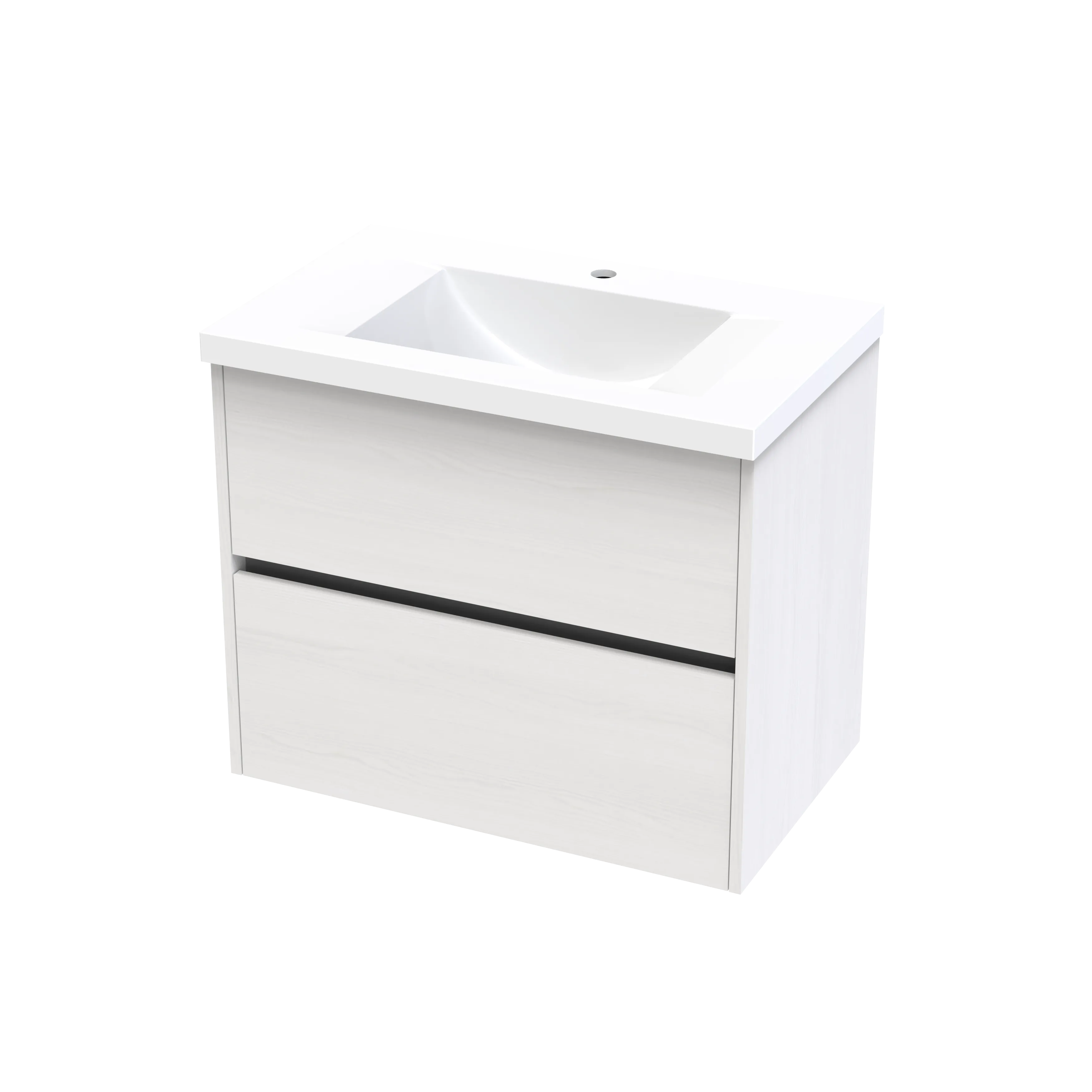 Wave Syrtari 750 2 Drawer Wall Vanity
