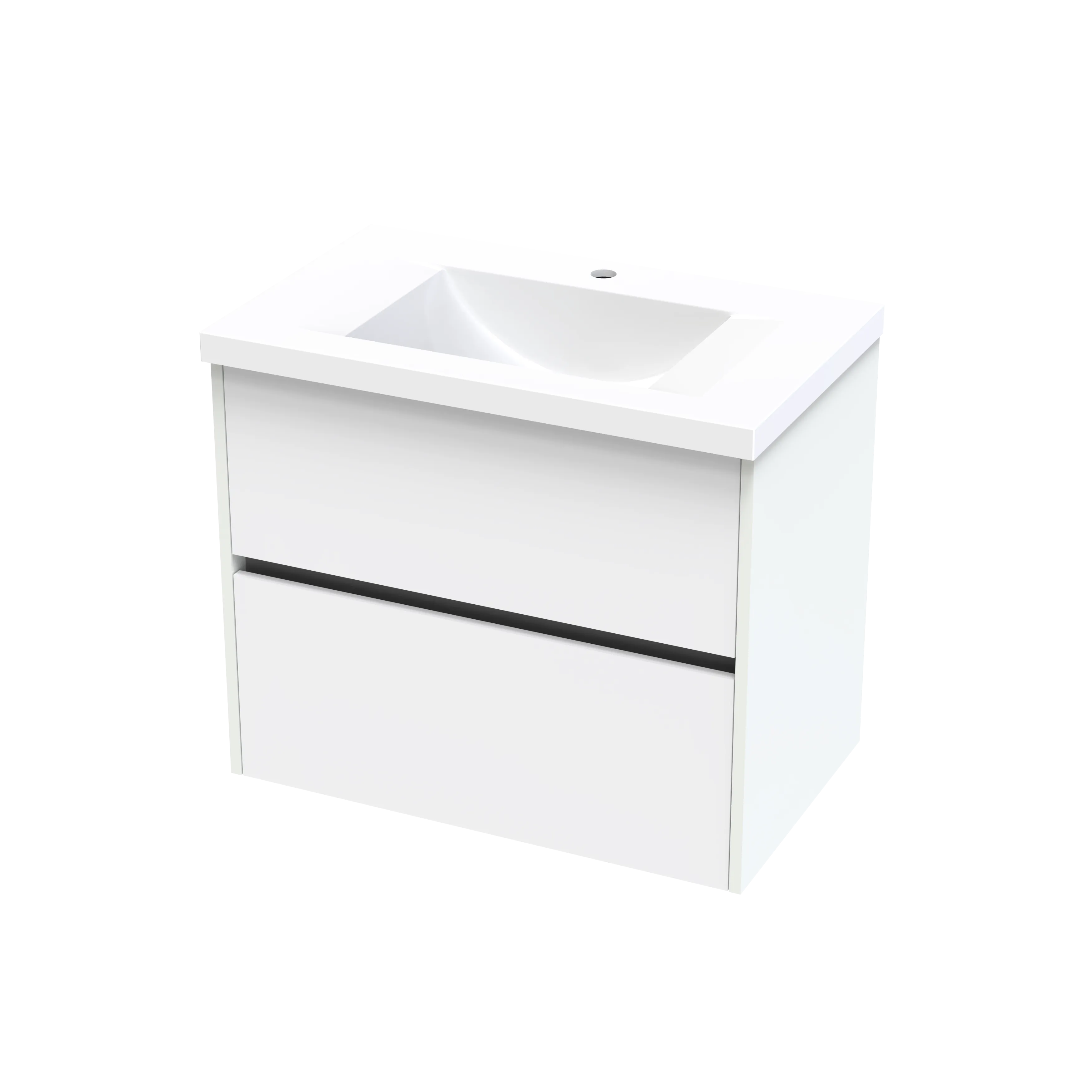 Wave Syrtari 750 2 Drawer Wall Vanity