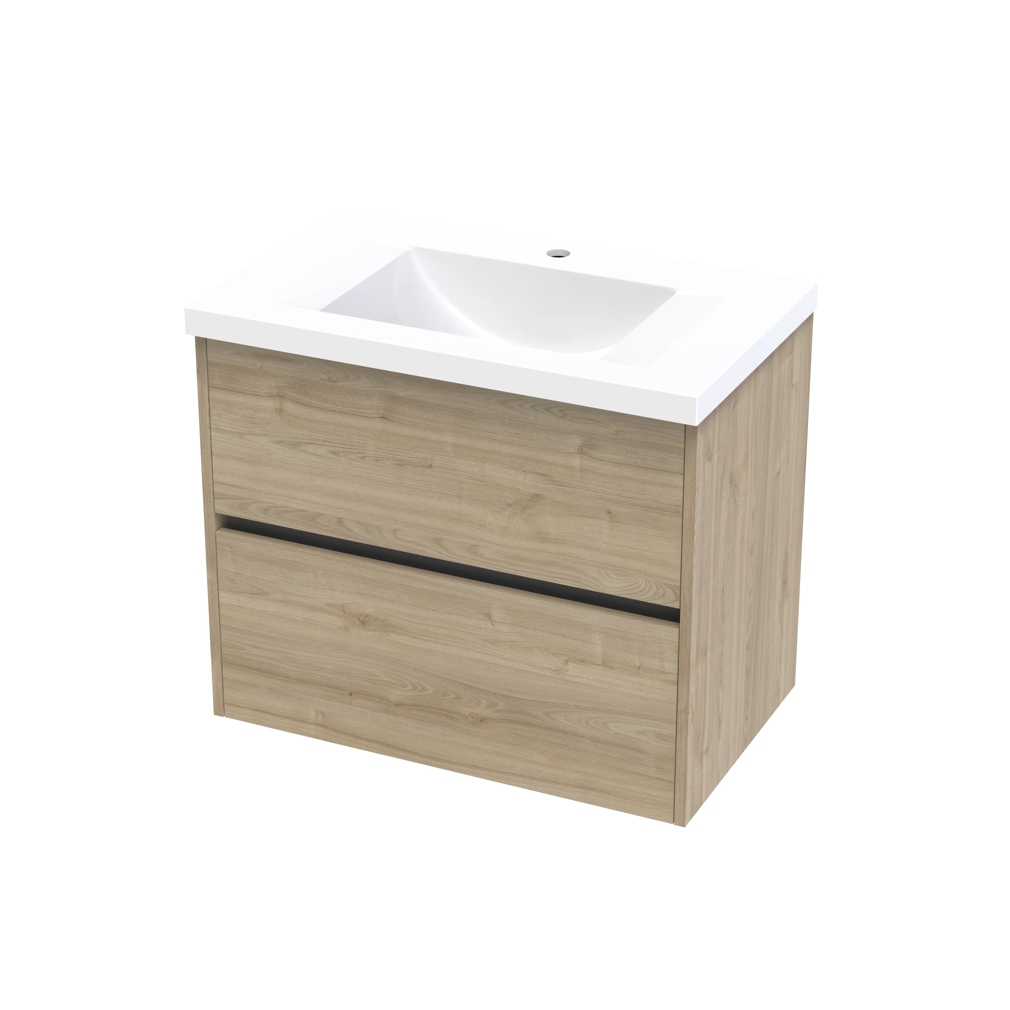 Wave Syrtari 750 2 Drawer Wall Vanity
