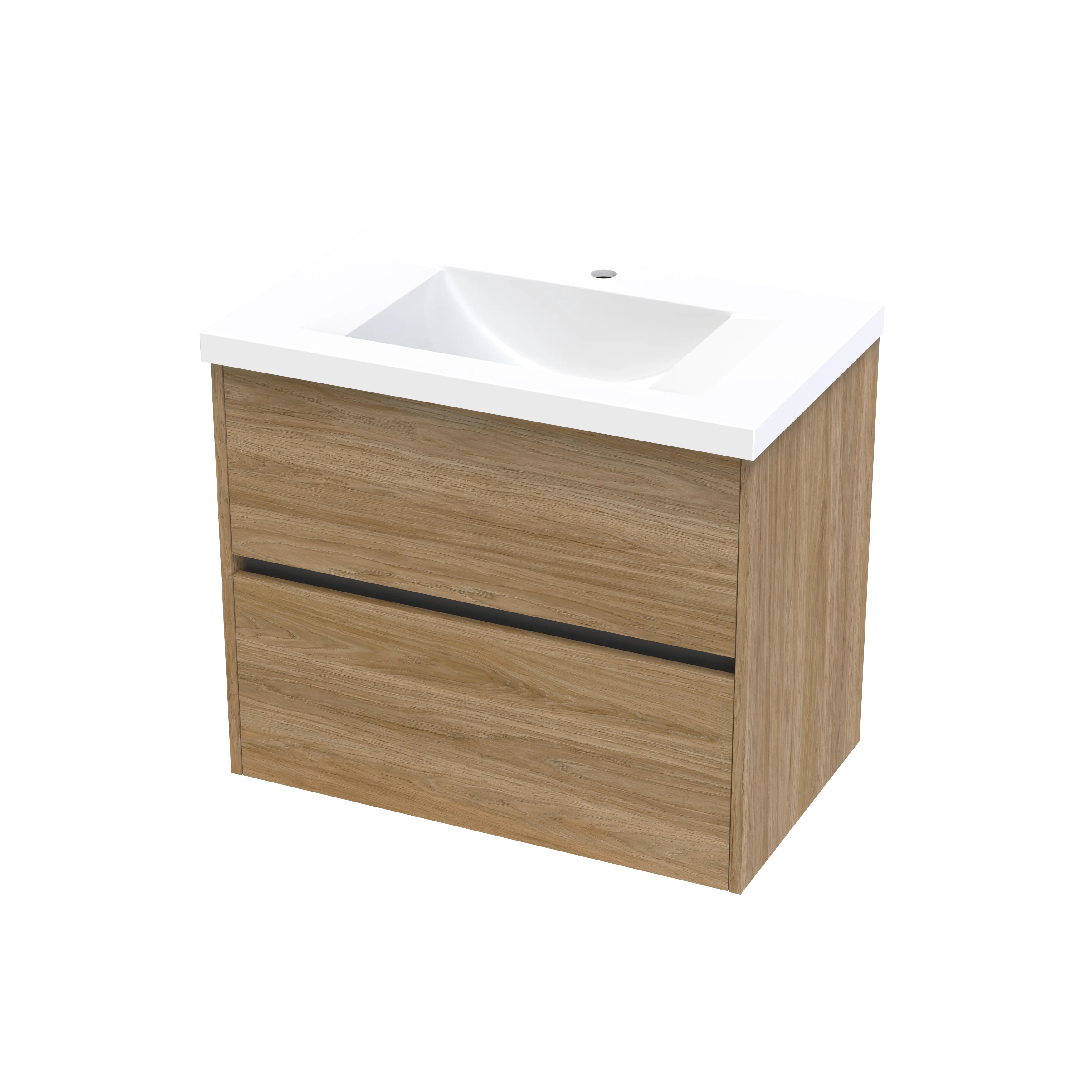 Wave Syrtari 750 2 Drawer Wall Vanity