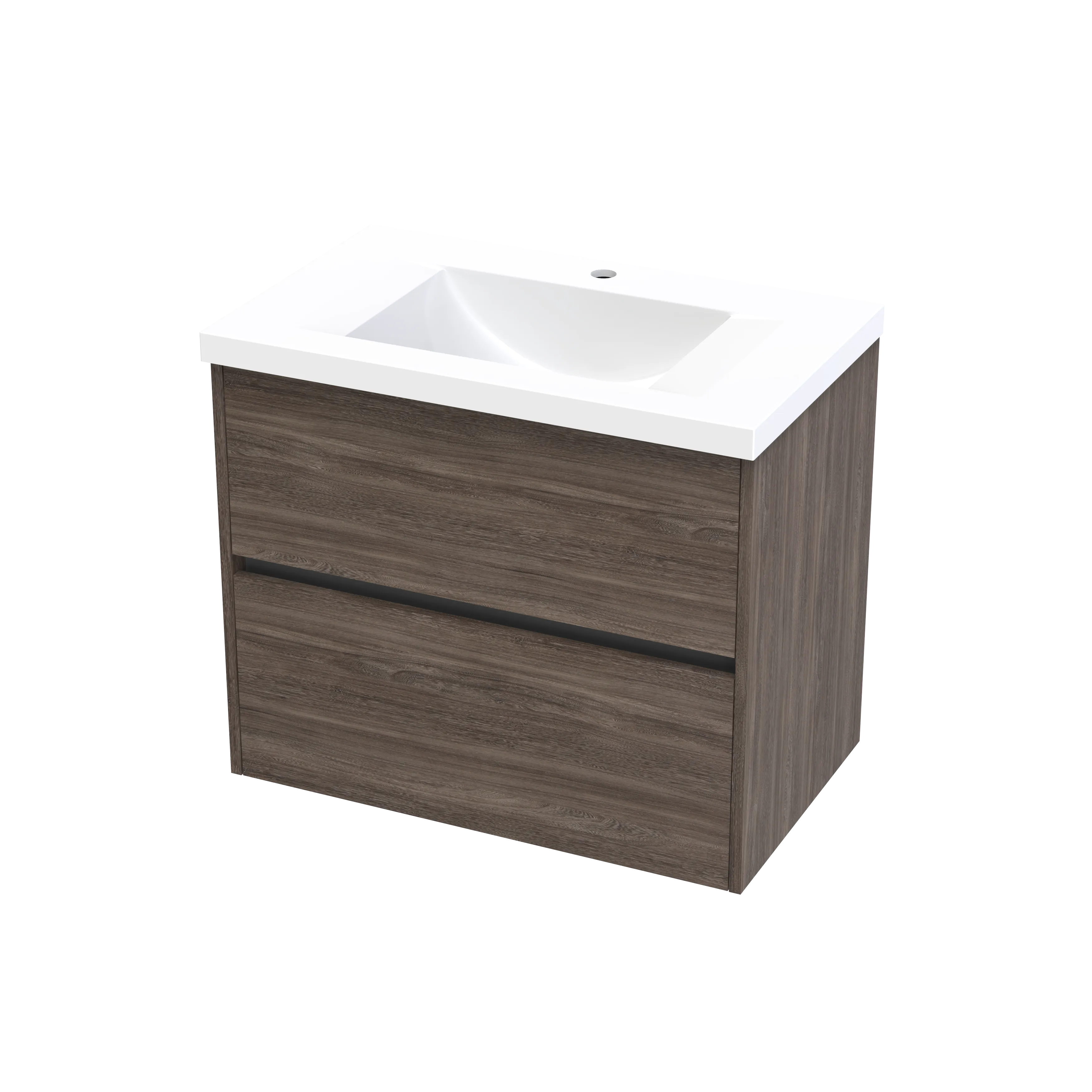Wave Syrtari 750 2 Drawer Wall Vanity