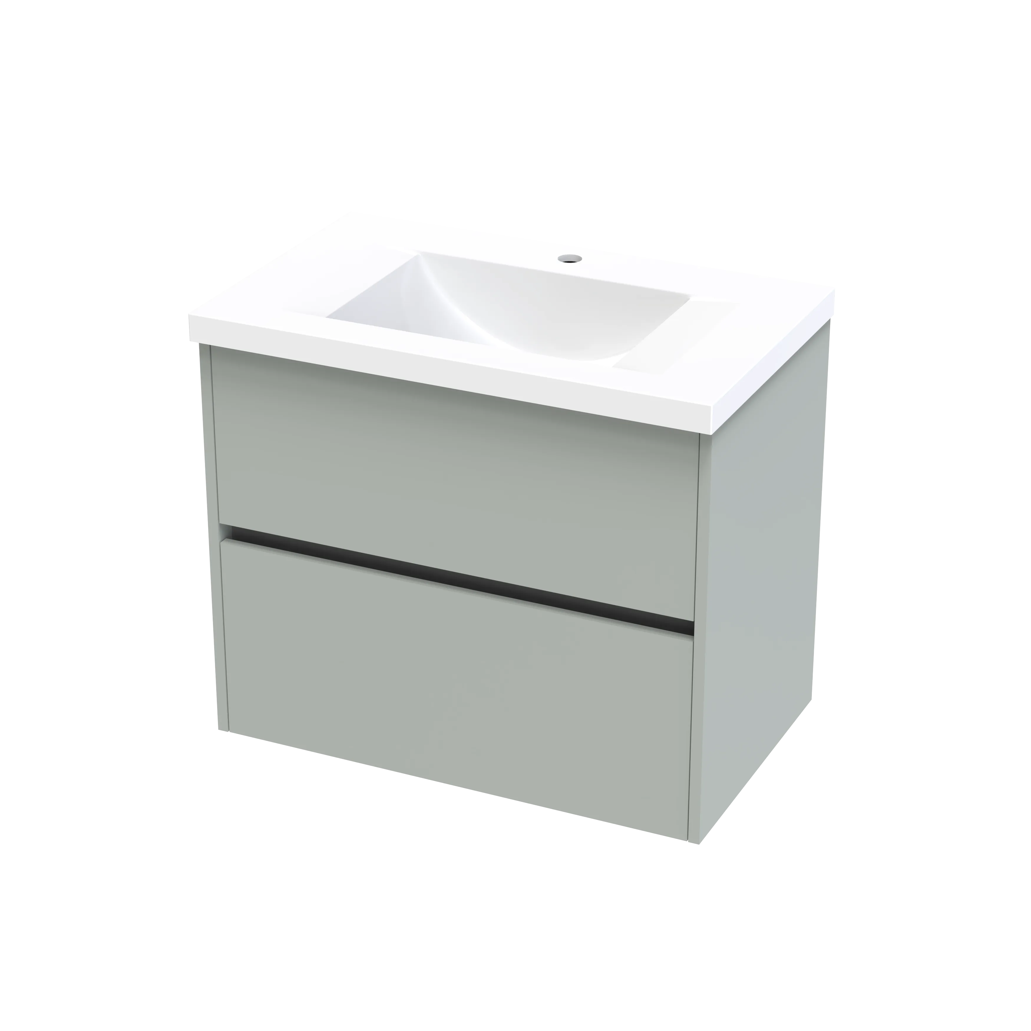 Wave Syrtari 750 2 Drawer Wall Vanity