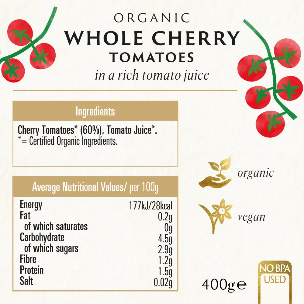 WHOLE CHERRY TOMATOES