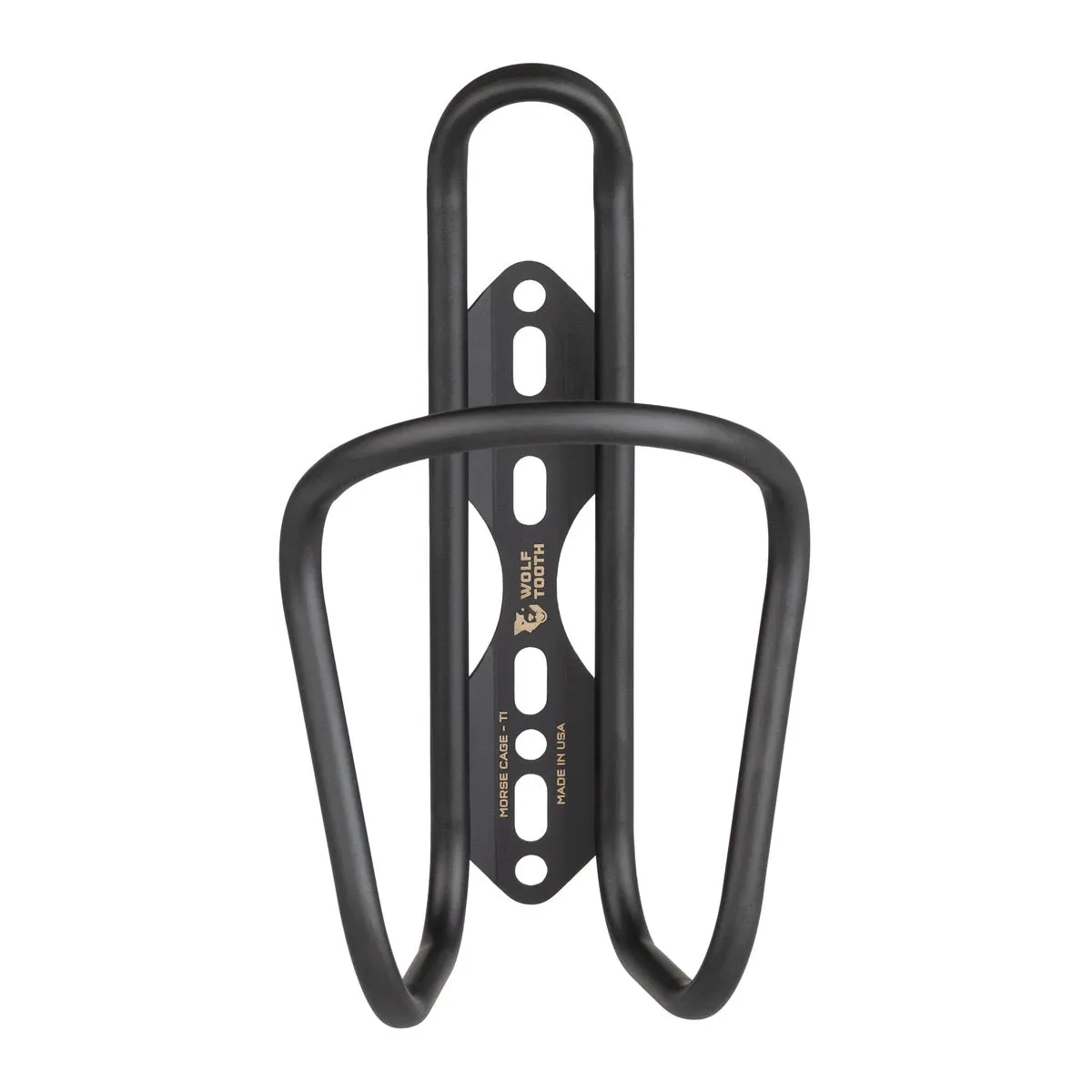 Wolf Tooth Morse Bottle Cage - Titanium
