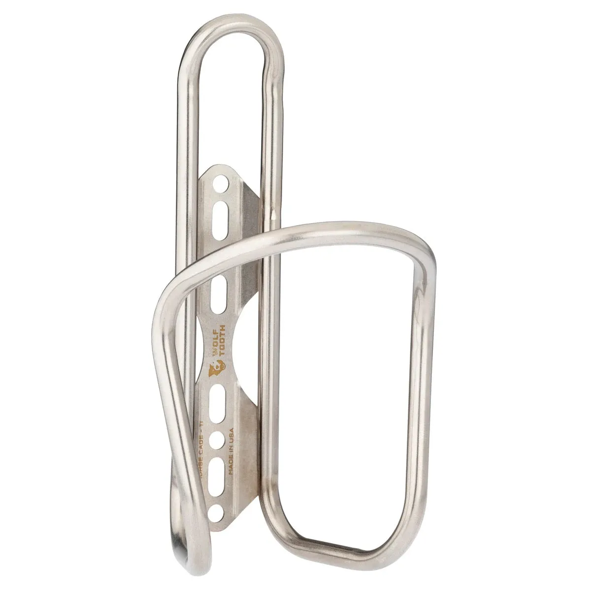Wolf Tooth Morse Bottle Cage - Titanium