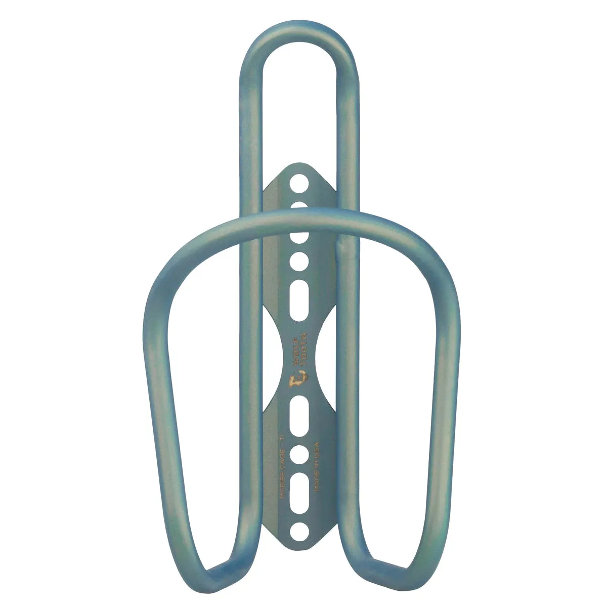 Wolf Tooth Morse Bottle Cage - Titanium