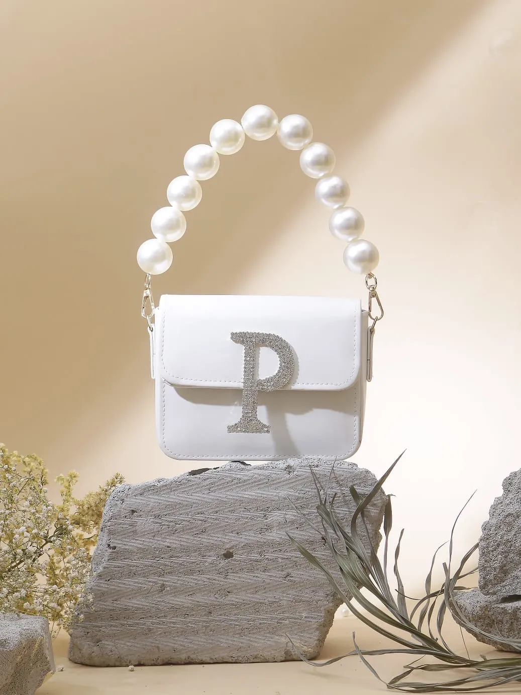 Women pearl clutch bag partywear bags