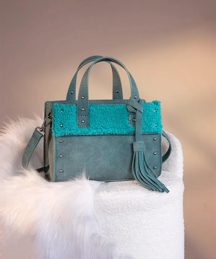 Wrangler Sherpa Tote Bag Set