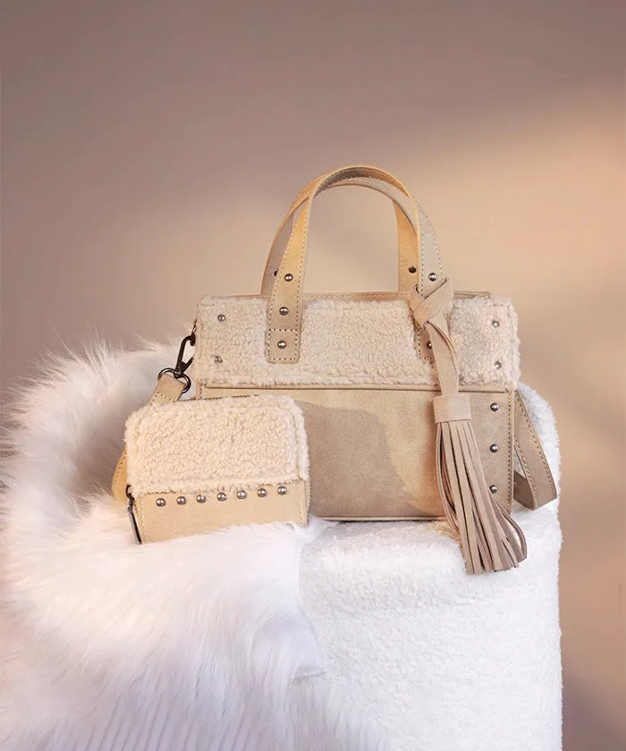 Wrangler Sherpa Tote Bag Set