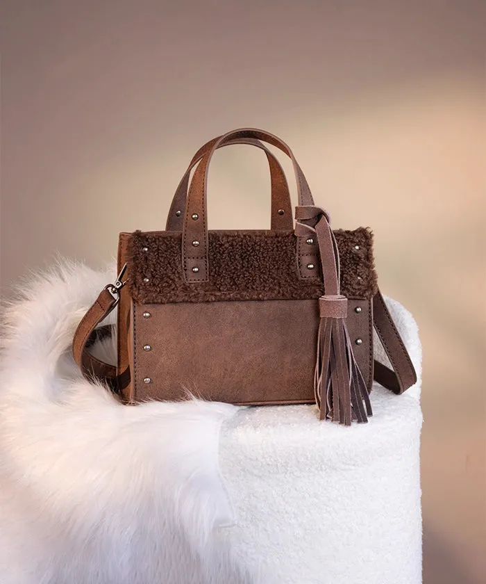 Wrangler Sherpa Tote Bag Set