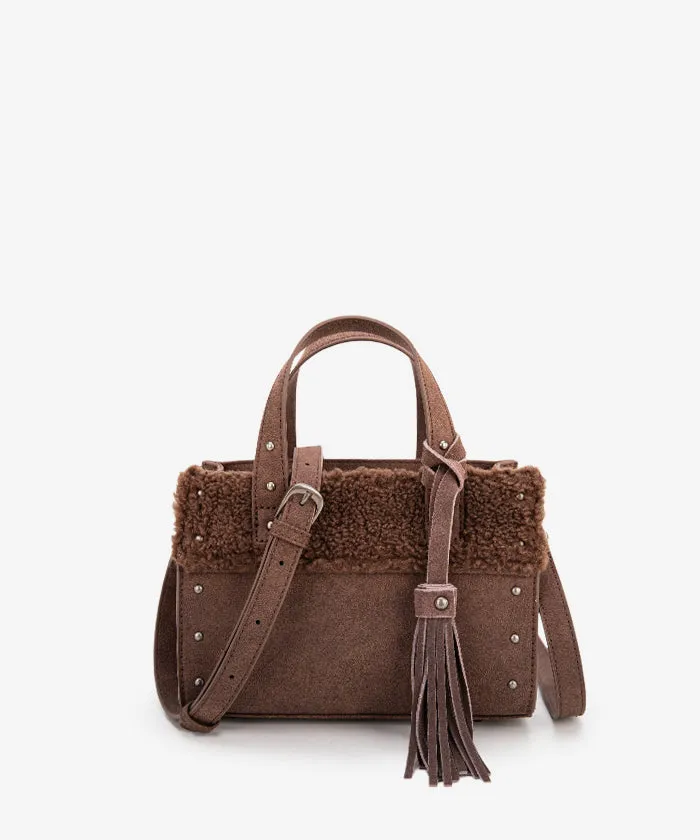 Wrangler Sherpa Tote Bag Set