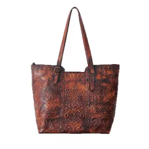 YAAGLE Women Retro National Large Capacity Shopping Bag Tote YGPD2091
